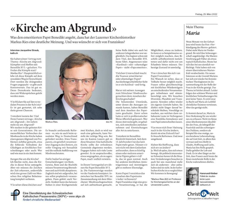 «Kirche am Abgrund»