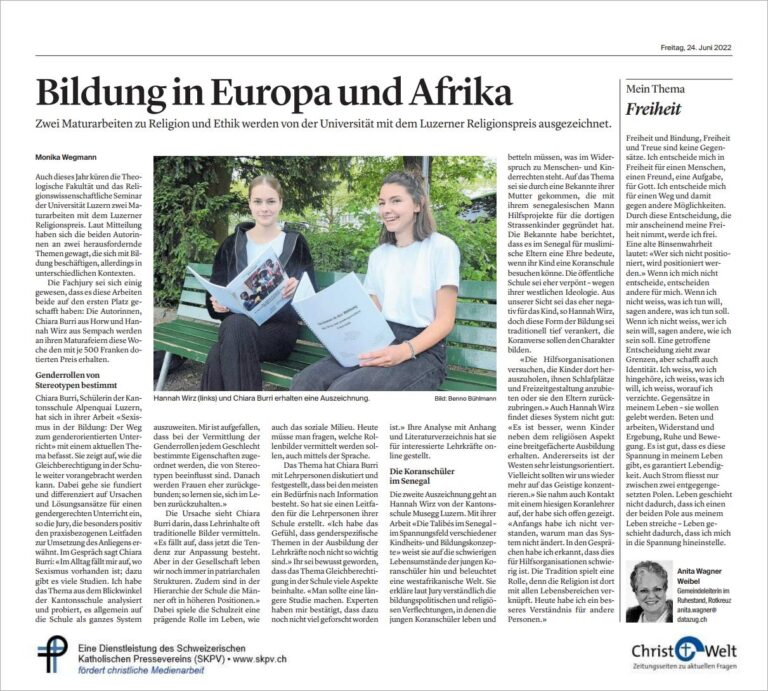 Bildung in Europa und Afrika