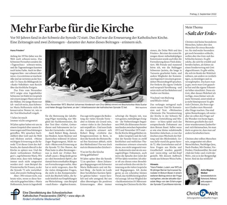 Mehr Farbe für die Kirche